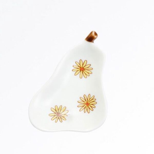 新品未使用 ハレクタニ 洋ナシ小皿 和食器 九谷焼