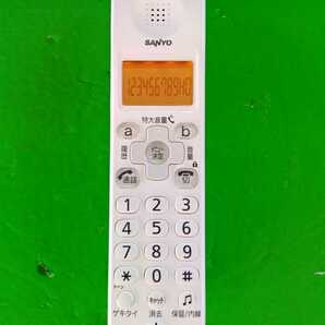 美品 作動確認済 サンヨー 電話子機 TEL-SDJ2 (2) 送料無料 専用充電器無し の画像2