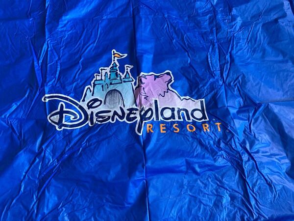 アメリカ・ディズニーランドリゾートのポンチョ(子供用、袋付き)