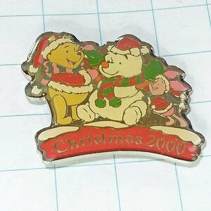 送料無料)くまのプーさん クリスマス ディズニー ピンバッジ A11463