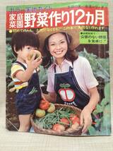 【本】家庭菜園 野菜作り12ヵ月 カラー実地ガイド 主婦の友／生活シリーズ 昭和54年 _画像1