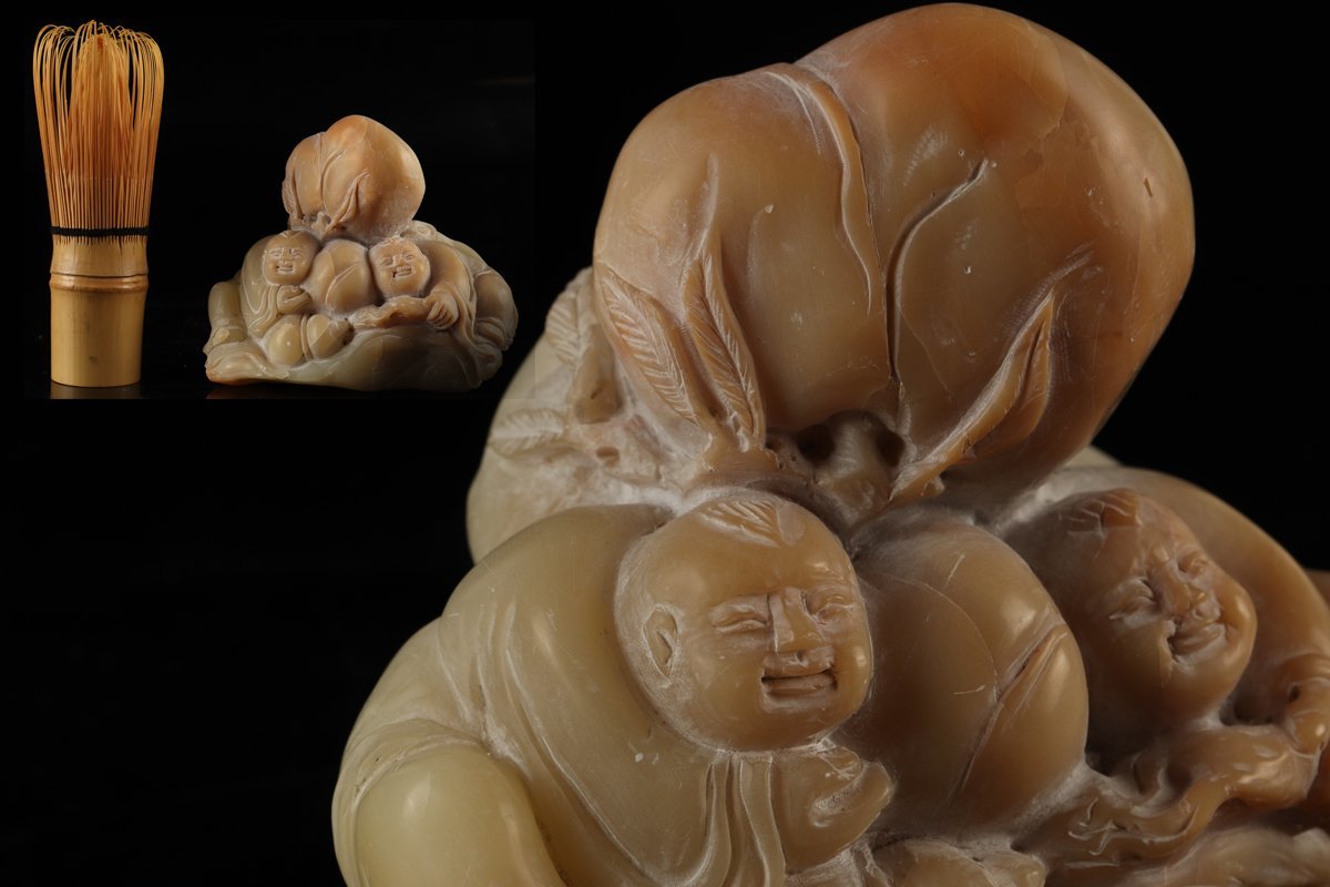 できる ヤフオク! 壽山石 置物 極上品 中国古美術 - 126 唐物 仏像