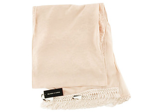  stole race & fringe using b Len date Caprice wedding two next . gratitude . coming-of-age ceremony pink beige postage 250 jpy 