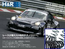 H&R ダウンサス アウディ A4 セダン 8W B9 ノーマルサス車 8WCVK 2.0TFSi 2016- Audi 送料無料_画像2