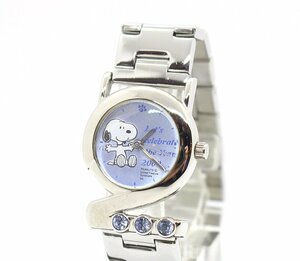 PEANUTS スヌーピー SNOOPY 限定 腕時計 2000年記念モデル レディース シルバー クォーツ 外箱付