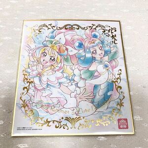 未使用 キュアサマー キュアラメール エクセレン トロピカルスタイル プリキュア 色紙ART6 バンダイ トロピカルージュプリキュア ミニ色紙