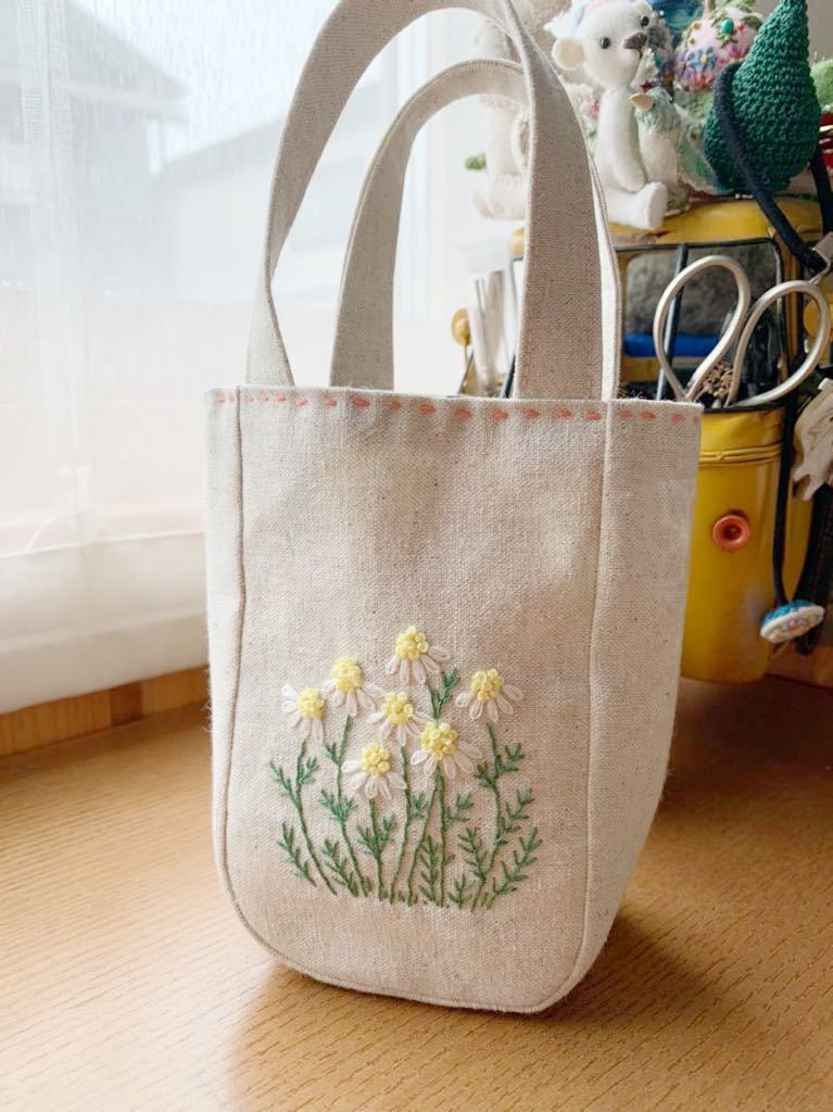 ヤフオク! -「刺繍 ハンドメイド」(トートバッグ) (レディースバッグ ...