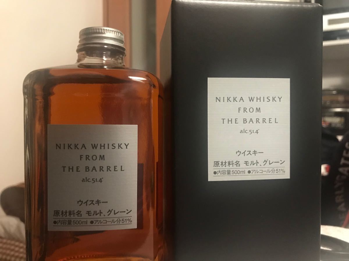 NIKKAフロム・ザ・バレル箱付1本、ピュアモルトウイスキーBLACK RED 2