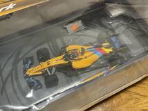 【完売品】スパーク 1/43 マクラーレン・ルノー MCL33 フェルナンド・アロンソ F1アブダビGP F1引退レース 2018年 S6069_画像2