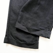 2000年 リーバイス ドッカーズ ２タック コットン リネン パンツ (36×34) 黒 ブラック 00年代 00's 旧タグ オールド Levi's DOCKERS_画像5