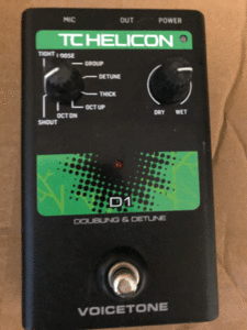 TC HELICON ティーシーヘリコン VoiceTone D1 ボーカル用エフェクター ダブリング ディチューン