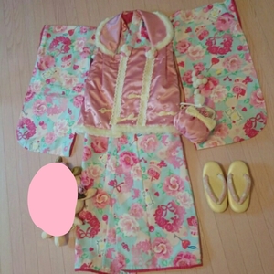  The Seven-Five-Three Festival 3 -years old Matsuda Seiko kimono 