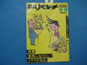 ab1072平凡パンチ　1983年12.12　坂本龍一　佐倉しおり