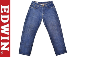 J7378*EDWIN 403 SOFT-FLEX Edwin * загрязнения обработка искусственный шелк . soft Denim стрейч материалы конический джинсы W31