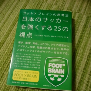 日本のサッカーを強くする25の視点　フットブレイン思考法　foot　brain　選手　監督　育成　スカウト　クラブ経営　ビジネス　科学