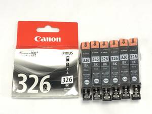 未使用♪ CANON キャノン 純正インク BCI-326BK 合計7個セット♪ 送料無料♪