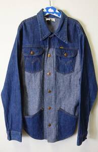 70's Vintage ma- Berik name goods Denim jacket 