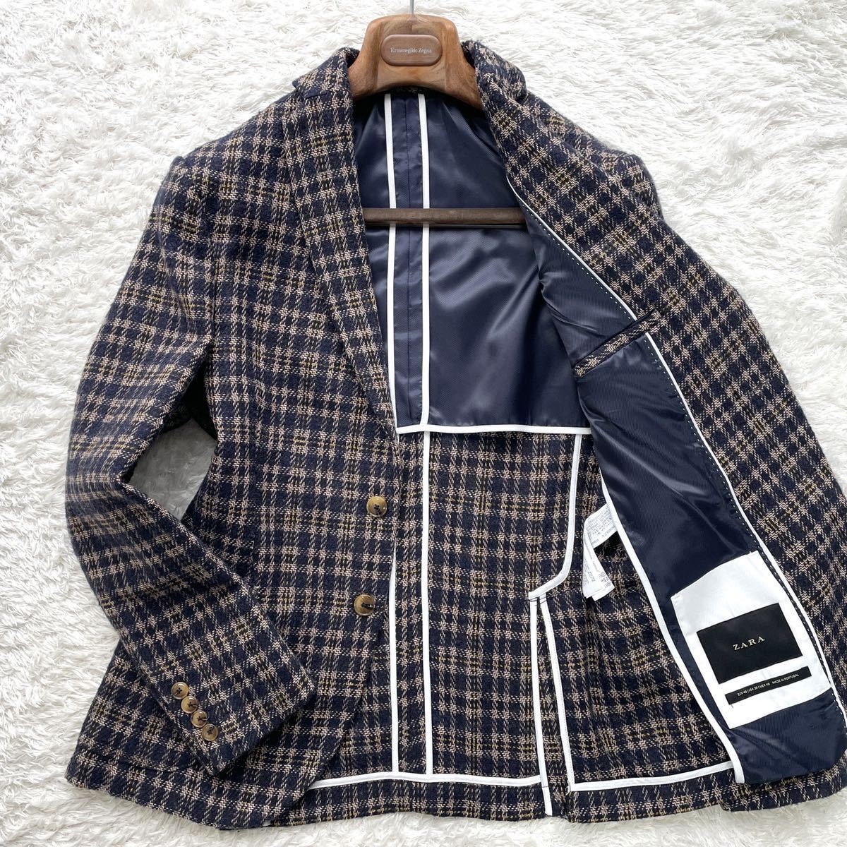 ヤフオク! -「zara ツイード ジャケット」の落札相場・落札価格