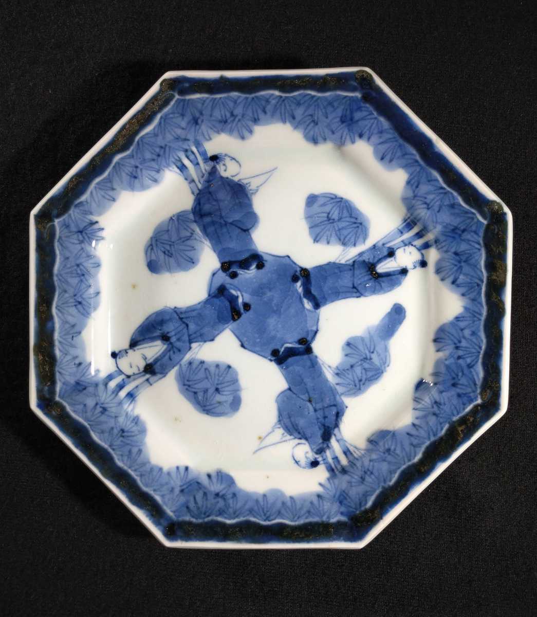 古伊万里染付竹に賢人図20cm 八角皿江戸期bdimxdo-Ca2419k | JChere