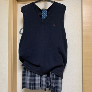 ☆着画あり☆ 制服 スカート ニットベスト ネクタイ 3点セット