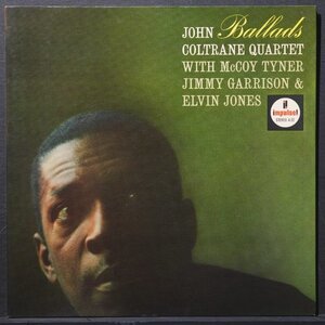 【米オリジナル】JOHN COLTRANE ツヤ有オレンジ BALLADS ジョンコルトレーン IMPULSE 名盤 / McCOY TYNER / JIMMY GARRISON / ELVIN JONES