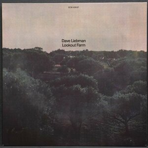 【独オリジナル】DAVE LIEBMAN 美品 W.GERMANY盤 LOOKOUT FARM デイヴリーブマン ECM / RICHARD BEIRACH / SPIRITUAL JAZZ