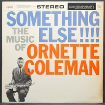 【米オリジナル】ORNETTE COLEMAN 両溝 SOMETHING ELSE オーネットコールマン CONTEMPORARY / DON CHERRY / BILLY HIGGINS_画像1