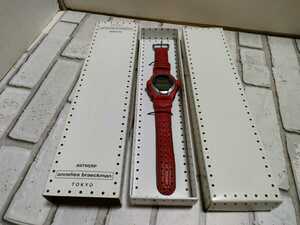 Винтажный Cassio G-Cool Антверпен Токио Annelies Braeckman GT-000AB-4 Casio G-Shock Red Япония гравирована