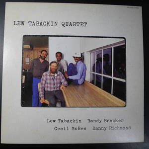 アナログ ● LEW TABACKIN QUARTET RANDY BRECKER,CECIL McBEE, DANNY RICHMOND ～ EWJ-90025 解説あり