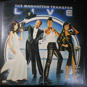 アナログ ● THE MANHATTAN TRANSFER / LIVE ～ 邦盤 K-50540 解説あり