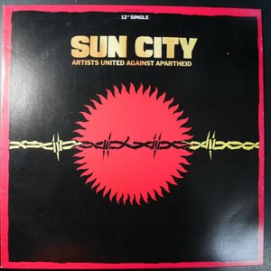 アナログ ●邦盤～ Artists United Against Apartheid Sun City レーベル:Manhattan Records S14-123