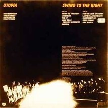 アナログ ●輸入盤 ～ 新品～Utopia Swing To The Right レーベル: Bearsville RNLP 70875 Rhino Records RNLP 70875_画像2