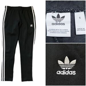 adidas originals アディダス オリジナル ヴィンテージ トラック パンツ ジャージ ライン トレフォイル S サイズ TRACK PANTS 01