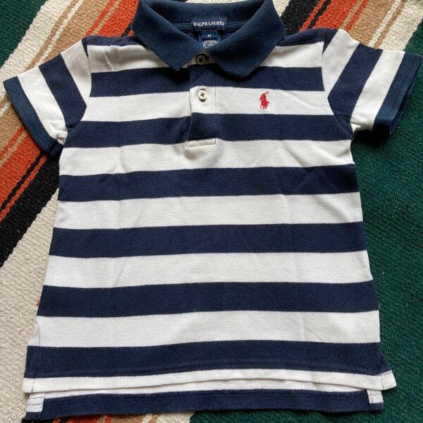 ★POLO RALPH LAUREN★ラルフローレン　ベビーボーダーポロシャツ★ サイズ２Ｔ