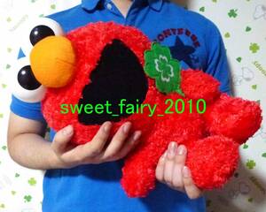  Sesame Street * BIG! large Elmo soft toy / BIG soft toy / jumbo / clover / pretty / outside fixed form postage 510 jpy!