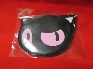 ★PIACERE 　ピアチェーレ　ピアス　パスケース　黒猫 黒猫顔　ストラップ　非売品　新品未開封