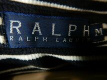 ｎ8131　RALPH LAUREN 　ラルフ　ローレン　日本製　インパクト21　レディース　ボーダー　デザイン　ポロシャツ　人気　送料格安_画像4