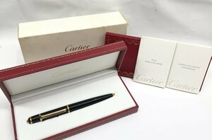 Cartier Cartier ballpen tia BORO du Cartier sapphire black series ink outer box / case / written guarantee / instructions attaching 