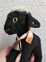 ビンテージ　シュタイフ　LAMBY　 黒ひつじ　一番小さいサイズ_画像6