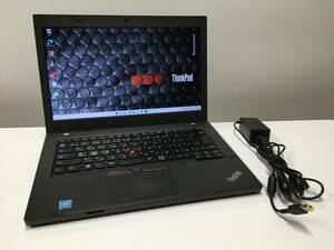 A19759)高速Lenovo ThinkPad L460搭載Intel Celeron 3955U 2.00GHz/8GB/SSD 120GB/無線/bluetooth/指紋認証/カメラ/Office/Win11 Pro 64Bit