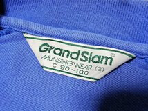 【MUNSINGWEAR Grand Slam】ブルー系・半袖・ポロシャツ・２(90~100)サイズ!_画像4
