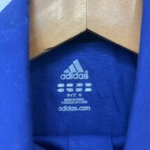 タグ付 未使用 ☆ アディダス ☆ adidas 半袖 ポロシャツ ネイビー ブルー M 肌触り良し♪ テニス スポーツ トレーニングに最適◎■S362_画像4