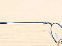 新品　marble net　メガネ　眼鏡　高級感　オシャレ　上品　フルリム　軽い　シルバーグレー系×グリーン_画像9