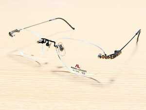 新品　ANDRELUCIANO アンドレルチアーノ　日本製　メガネ　眼鏡　高級感　オシャレ　上品　ツーポイント　軽い　綺麗