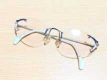 新品　ドイツ製　メガネ　眼鏡　高級感　オシャレ　上品　ツーポイント　綺麗_画像5