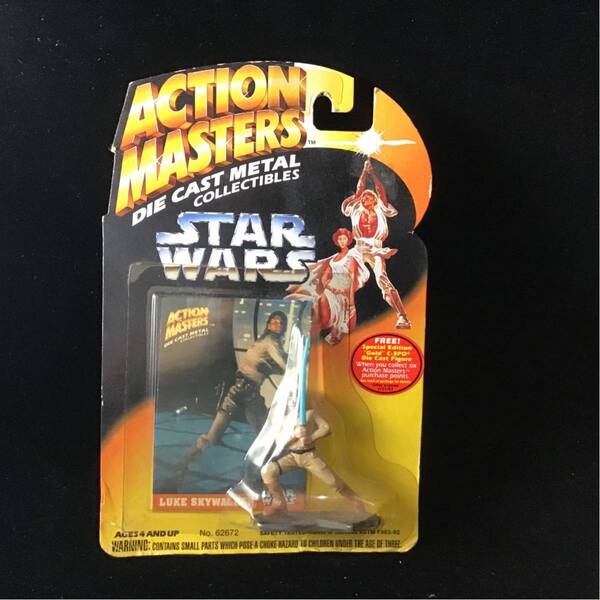 未開封1994ビンテージケナー ルーク Star Wars Action Masters Die Cast Metal ダイキャスト メタルフィギュア スターウォーズ