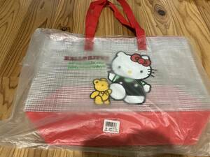  unused prompt decision passing of years retro valuable rare that time thing free shipping! Hello Kitty vinyl bag tote bag 