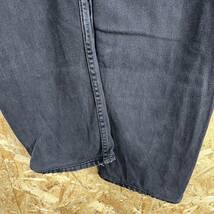 HB255【2003】LEVI'S 505 黒 レギュラーフィットデニムパンツ W36 L32 刻印4460 古着 リーバイス ジーンズ ブラック【130102000022】_画像9