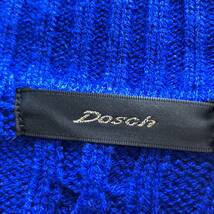 YA568 【2003】Dosch レディーストップス ニットセーター サイズ L 色 ブルー【220102000105】_画像3