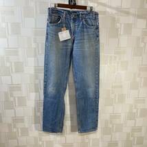 HB421【2003】LEVI'S 505 青 レギュラーフィット W33 L32 刻印不明 デニム パンツ 古着 リーバイス ジーンズ ブルー【130102000022】_画像1